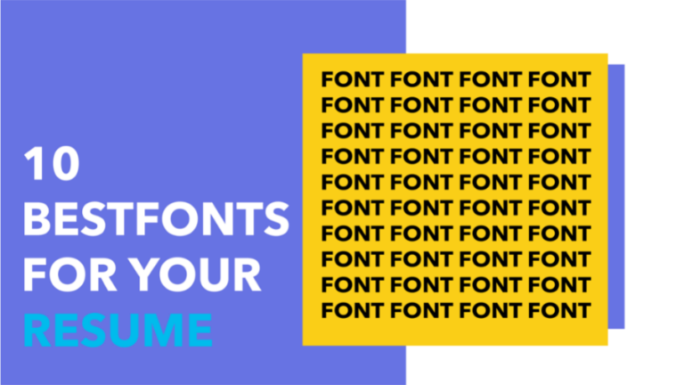 The 10 Best Fonts for Your Resume - Resume Writing Services