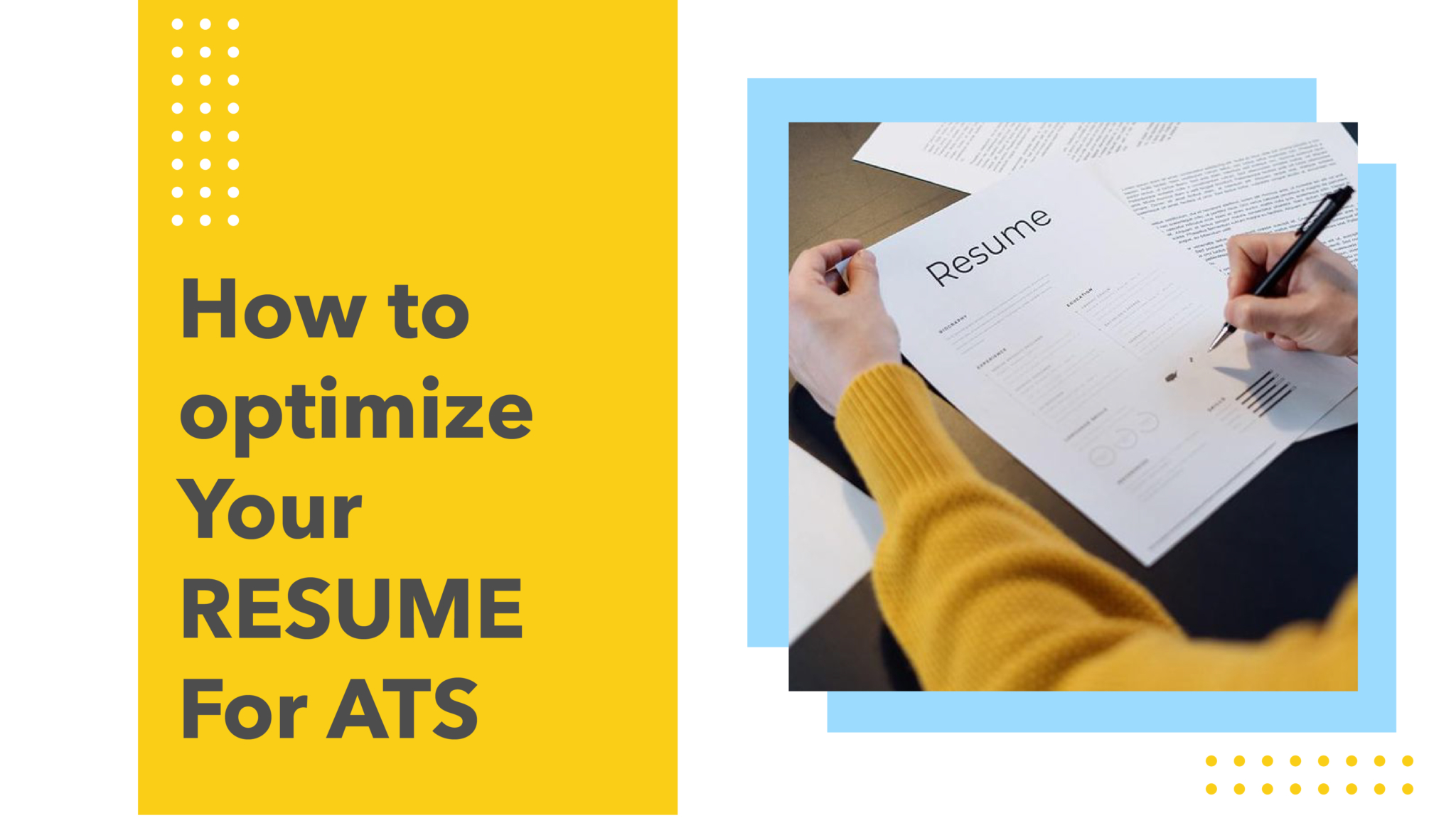 How to Optimize Your Resume for ATS Resume Writing Services